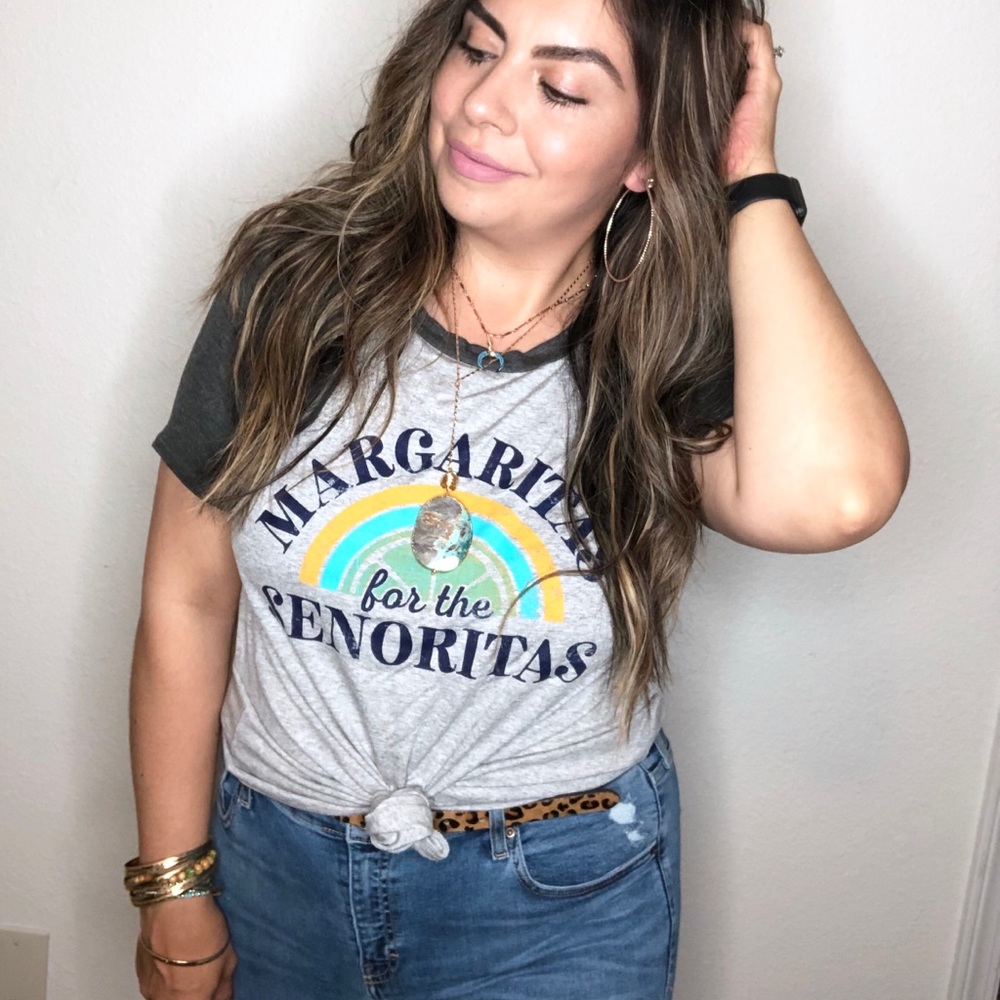 Margaritas for the senoritas graphic tee